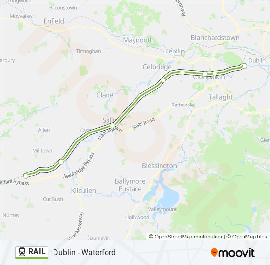 RAIL train Line Map