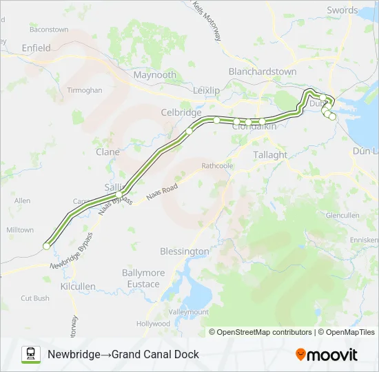 COMMUTER Train Line Map