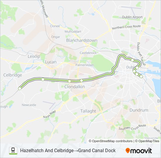 COMMUTER train Line Map