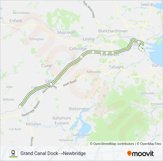 COMMUTER Train Line Map