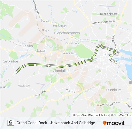 COMMUTER train Line Map