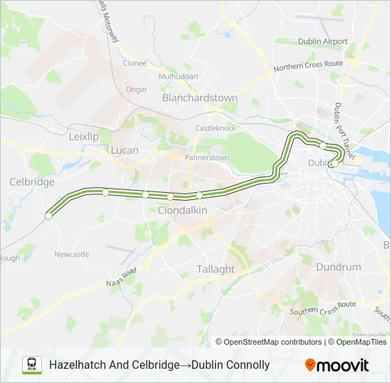 COMMUTER Train Line Map