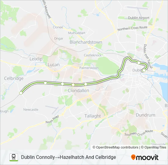 COMMUTER Train Line Map