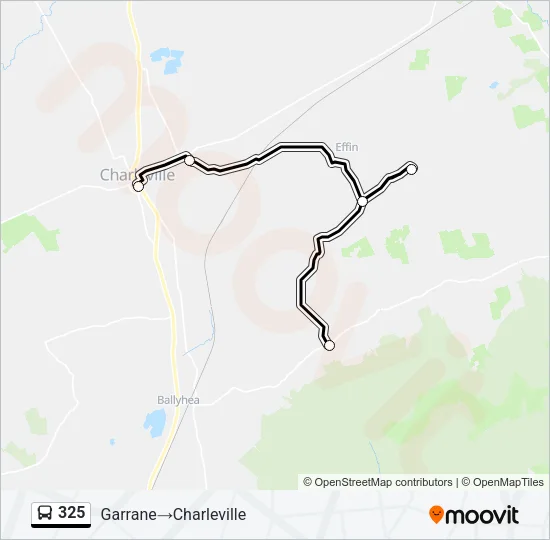 325 Bus Line Map