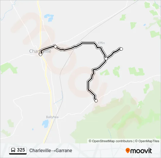 325 Bus Line Map