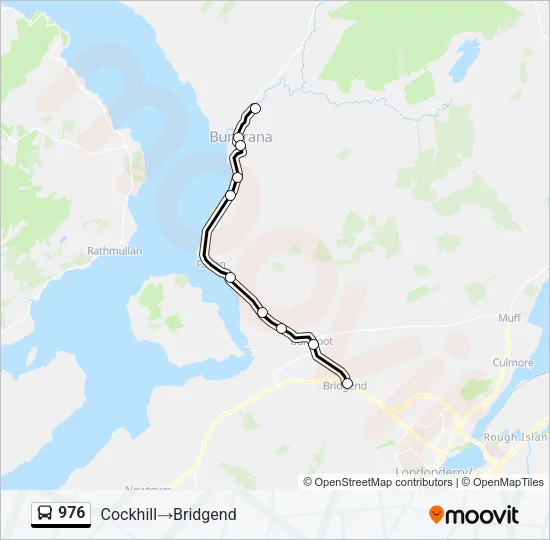 976 Bus Line Map