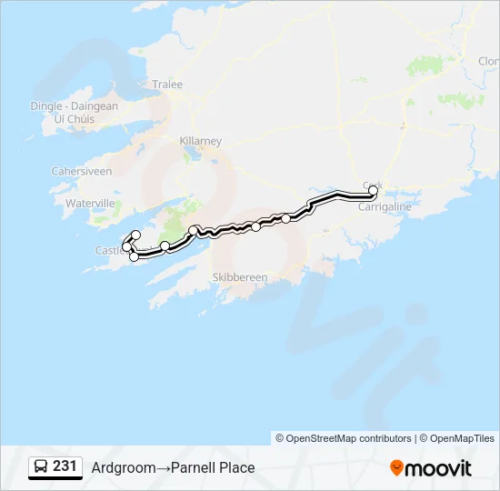 231 Bus Line Map