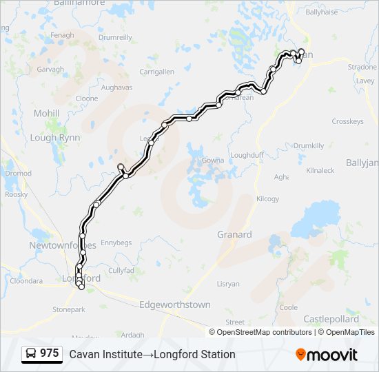 975 Bus Line Map