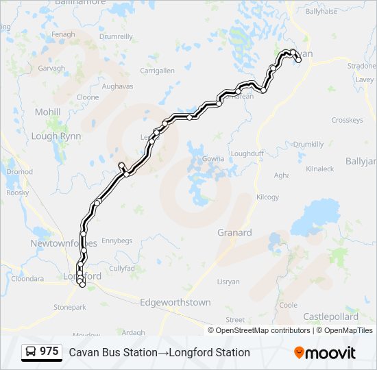 975 bus Line Map