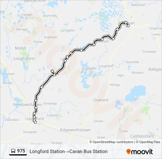 975 Bus Line Map