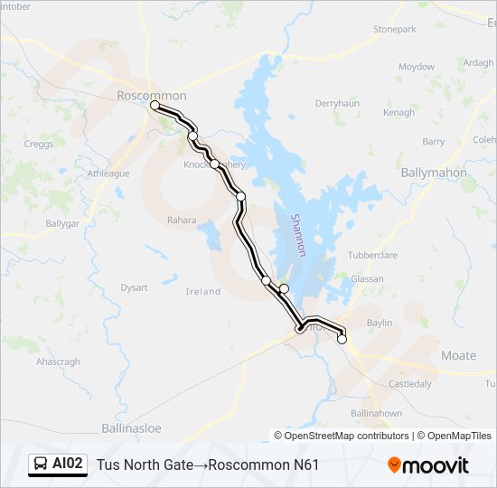 AI02 bus Line Map