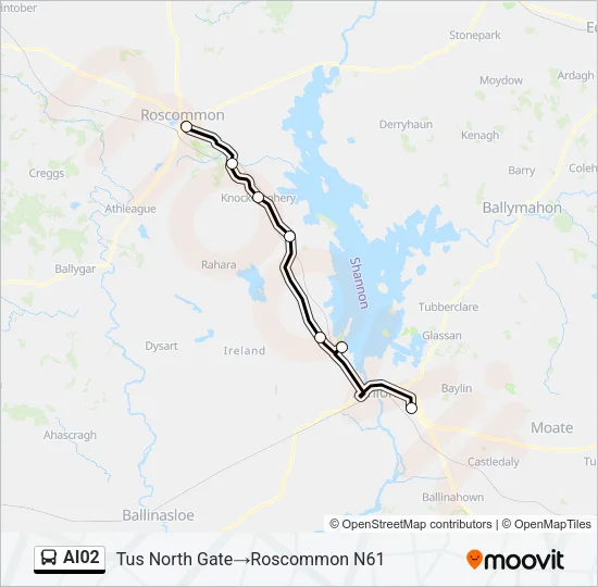 AI02 Bus Line Map