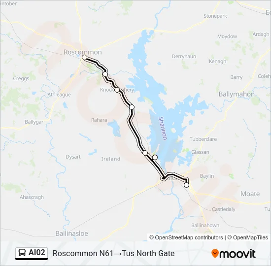 AI02 Bus Line Map