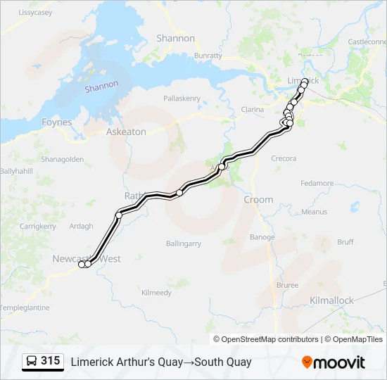 315  Line Map