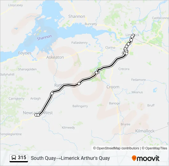 315  Line Map