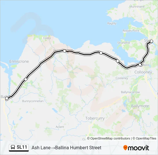 SL11 Bus Line Map