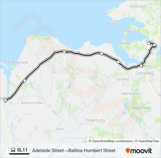 SL11 Bus Line Map