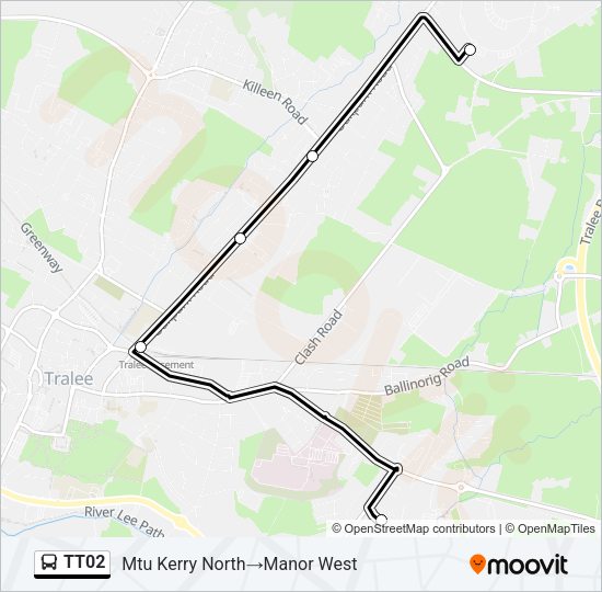 TT02 bus Line Map