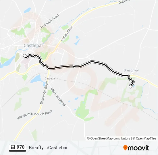 970 Bus Line Map