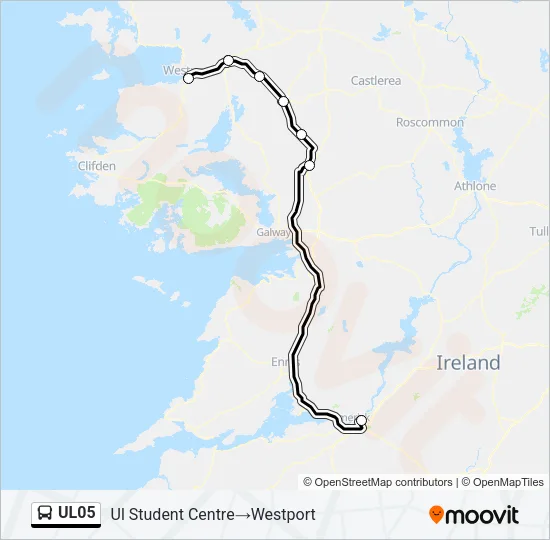 UL05 Bus Line Map
