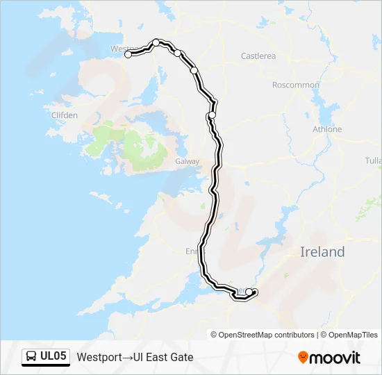 UL05 Bus Line Map