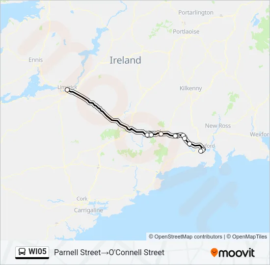 WI05 Bus Line Map
