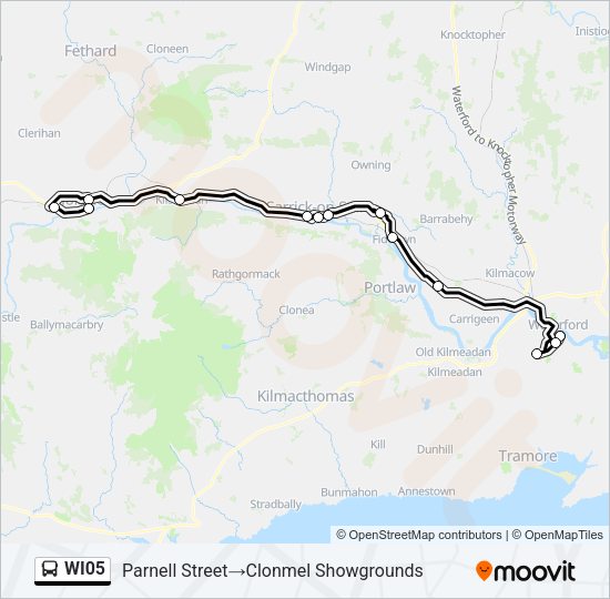 WI05 Bus Line Map
