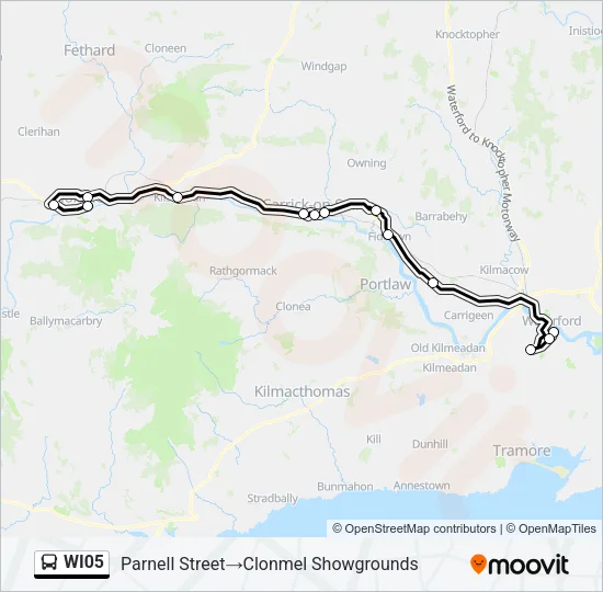 WI05 Bus Line Map