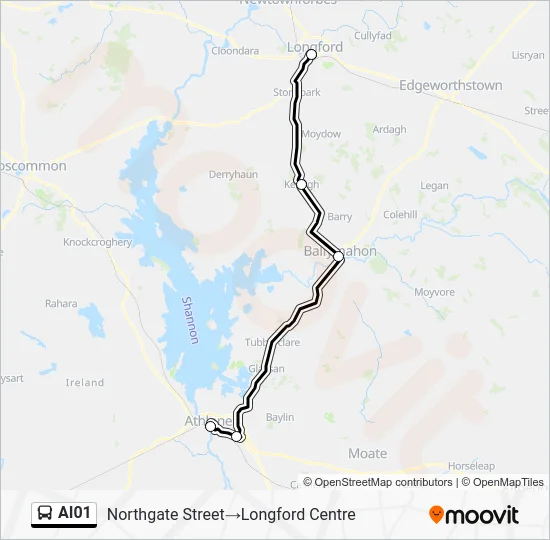 AI01 Bus Line Map