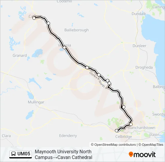 UM05 Bus Line Map
