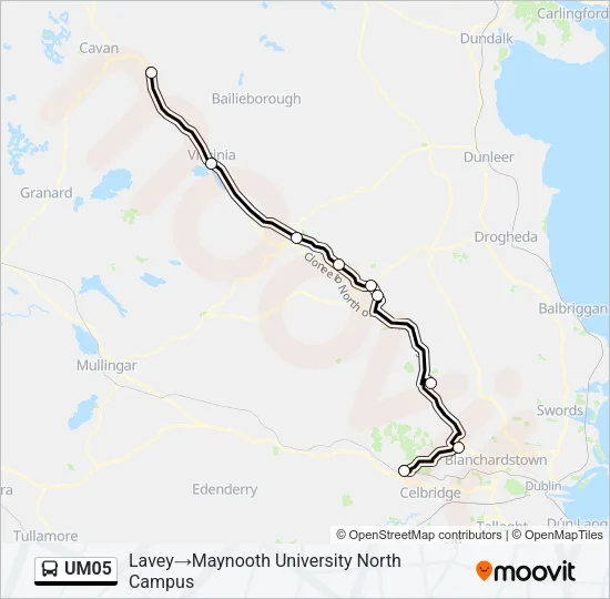 UM05 Bus Line Map