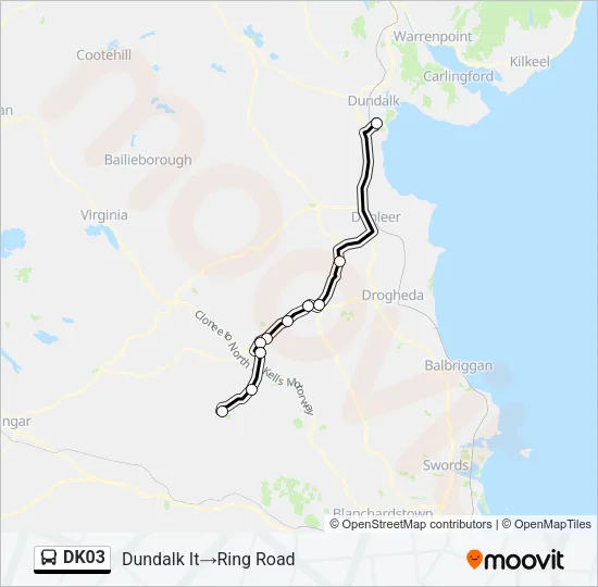 DK03 Bus Line Map
