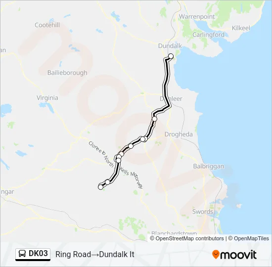 DK03 Bus Line Map
