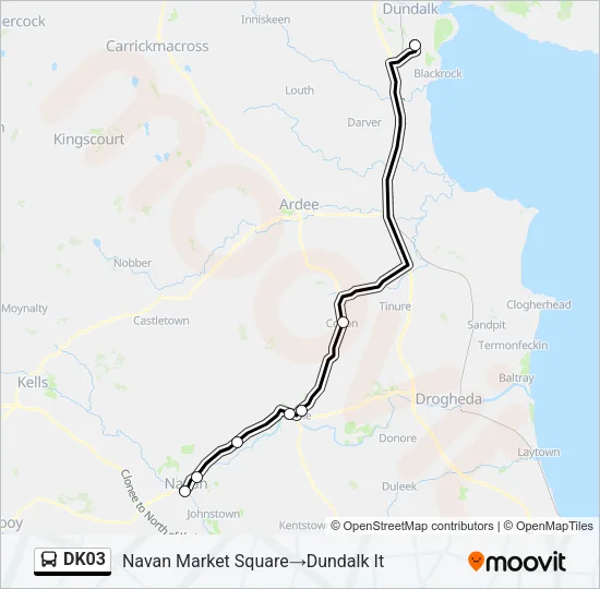 DK03 Bus Line Map