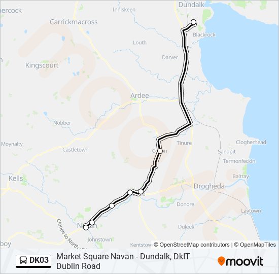 DK03 bus Line Map