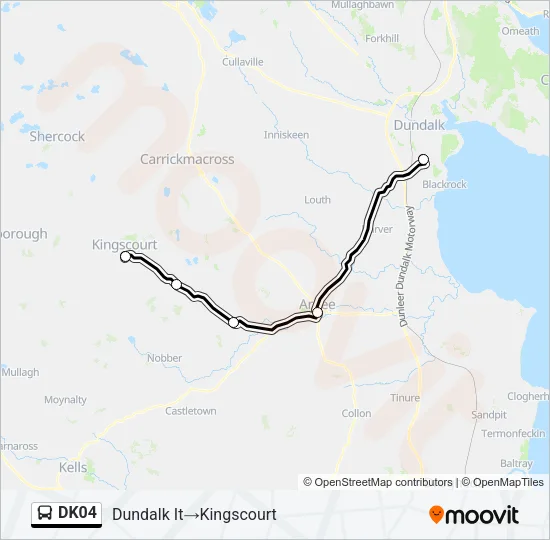 DK04 Bus Line Map