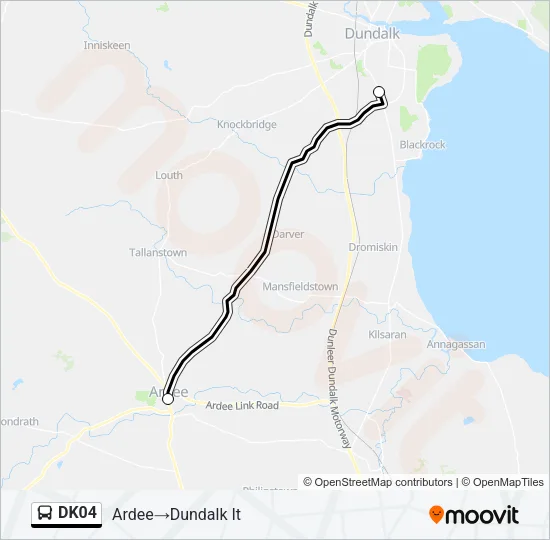 DK04 Bus Line Map