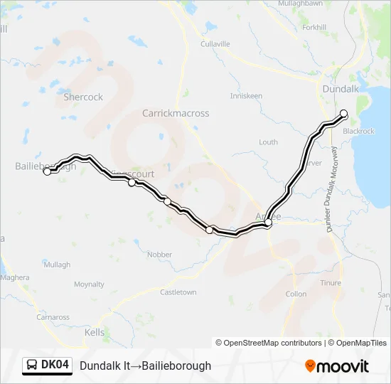 DK04 Bus Line Map