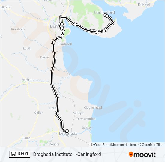DF01 Bus Line Map