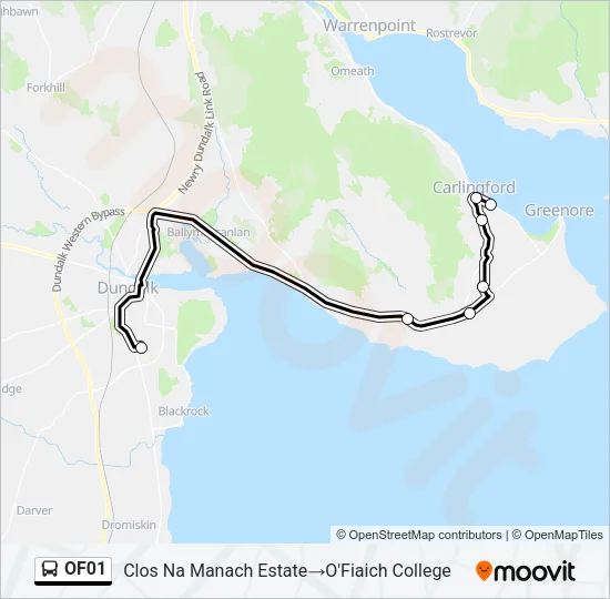 OF01 Bus Line Map