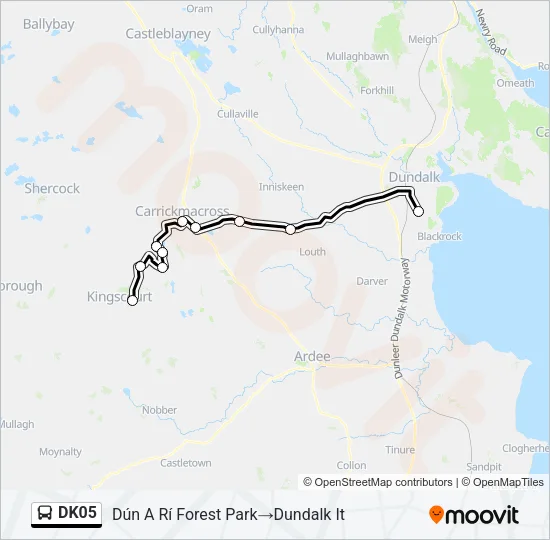 DK05 Bus Line Map
