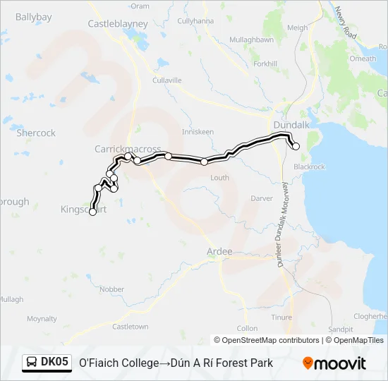 DK05 Bus Line Map