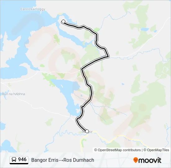946 Bus Line Map