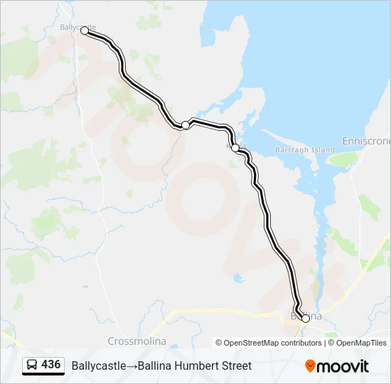 436 Bus Line Map