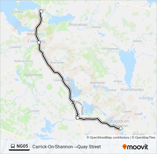 NG05 Bus Line Map