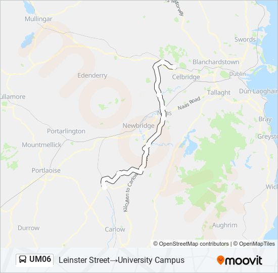 UM06 bus Line Map