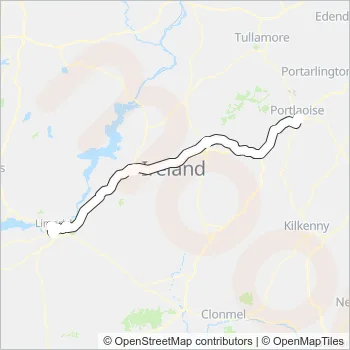 735 Bus Line Map