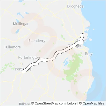 735 Bus Line Map