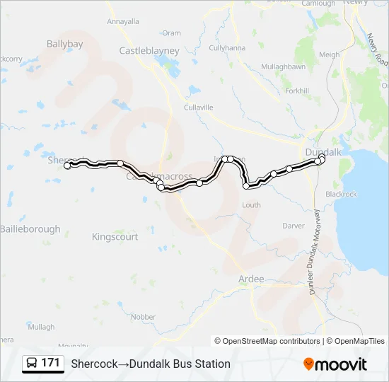 171 Bus Line Map