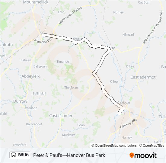 IW06 bus Line Map